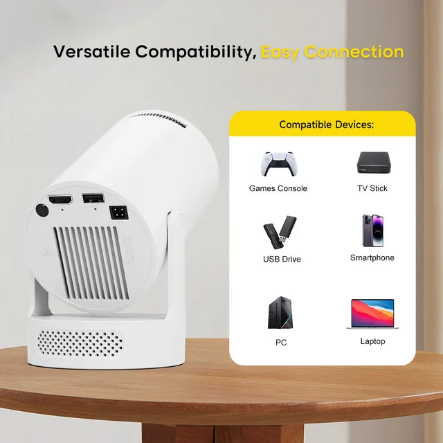 HY300 Pro+ Smart Projector